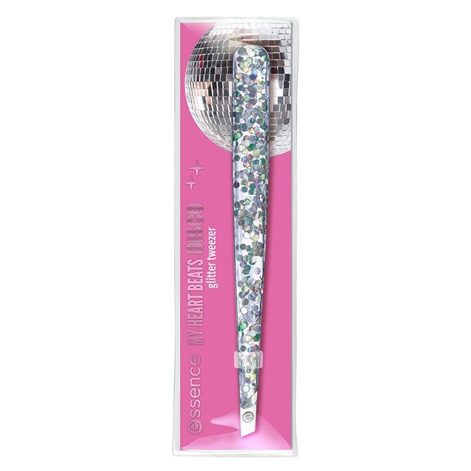 Essence Accessories My Heart Beats Disco Glitter Tweezer Пинцет для бровей 