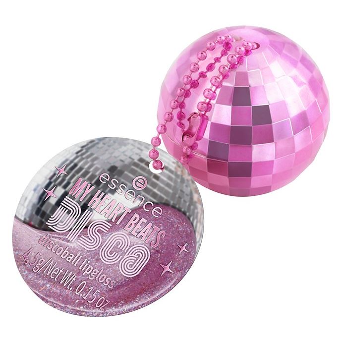 Essence Make Up My Heart Beats Disco Discoball Lipgloss Блеск для губ 