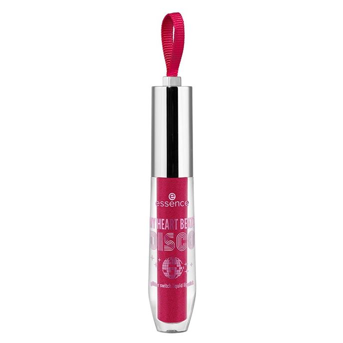 Essence Make Up My Heart Beats Disco Glitter Switch Liquid Lipstick Помада для губ 