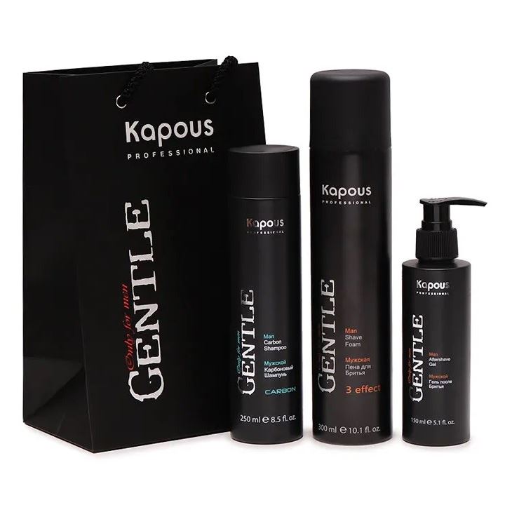 Kapous Professional Gentlemen Мужской набор для всех типов кожи и волос «Gentlemen» Мужской набор для всех типов кожи и волос 