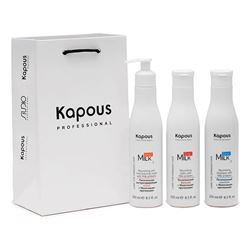 Набор с молочными протеинами для восстановления волос «Milk Line»