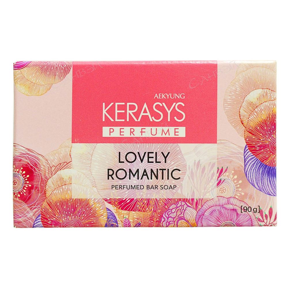 Kerasys Perfumed Lovely Romantic Perfumed Bar Soap  Парфюмированная линия РОМАНТИК Мыло твердое