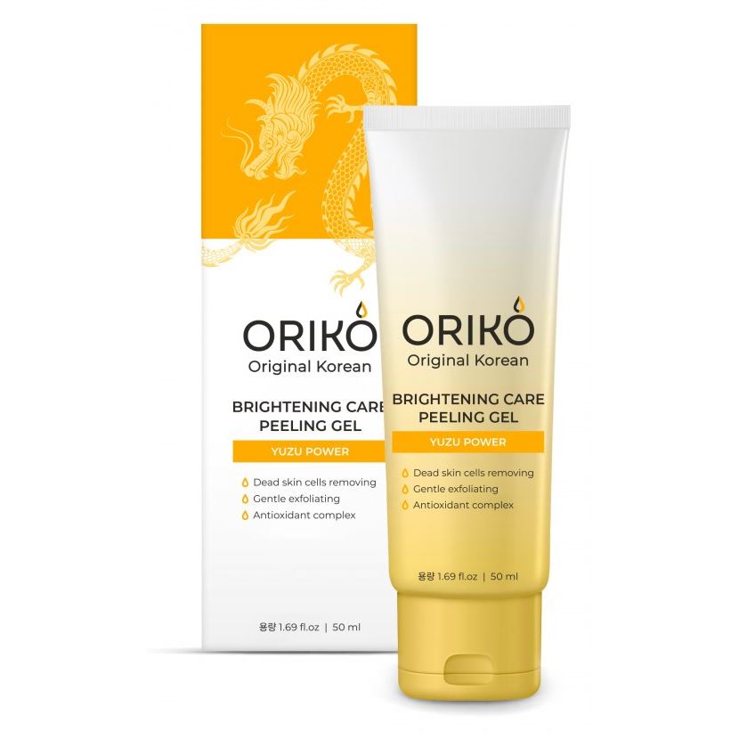 ORIKO Original Korean Brightening Care Brightening Care Glow Peel Gel With Yuzu Extract  Гель-скатка с экстрактом юдзу, выравнивающая тон кожи 