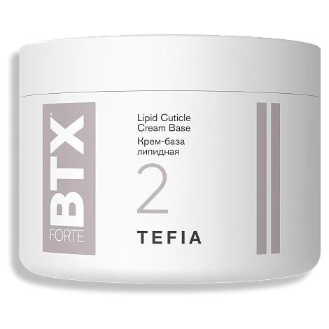 Tefia Special Treatment BTX Forte Lipid Cuticle Cream Base Шаг 2. Крем-база липидная