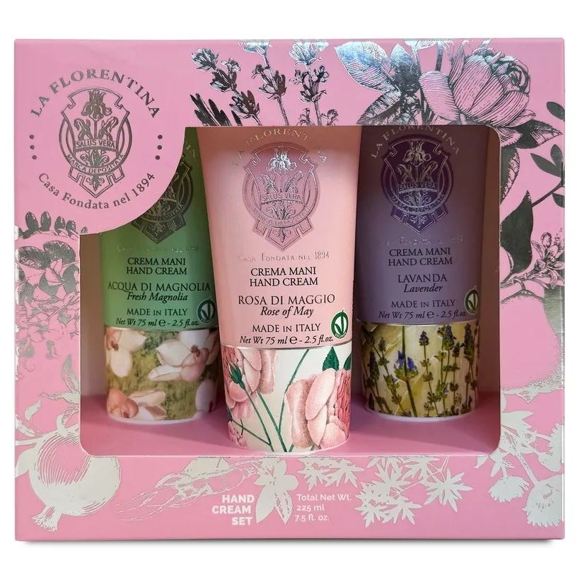 La Florentina Body Care Набор Hand Cream Arboreal Peony, Fresh Magnolia, Florentina Iris Набор кремов для рук: Пион, Магнолия, Ирис