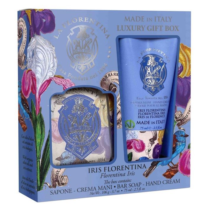 La Florentina Body Care Набор Bellosguardo Florentina Iris Набор Флорентийский ирис: Крем для рук + Мыло 