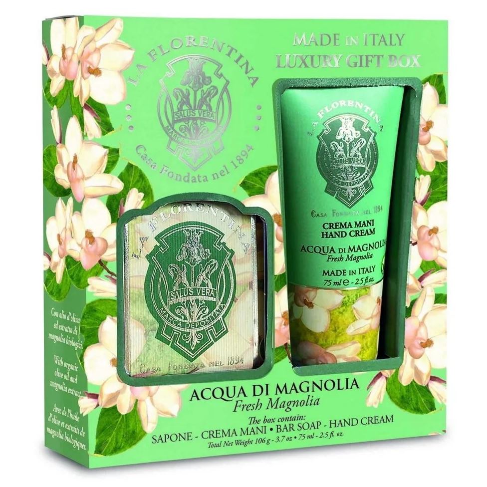 La Florentina Body Care Набор Bellosguardo Fresh Magnolia Набор Свежая Магнолия: Крем для рук + Мыло 