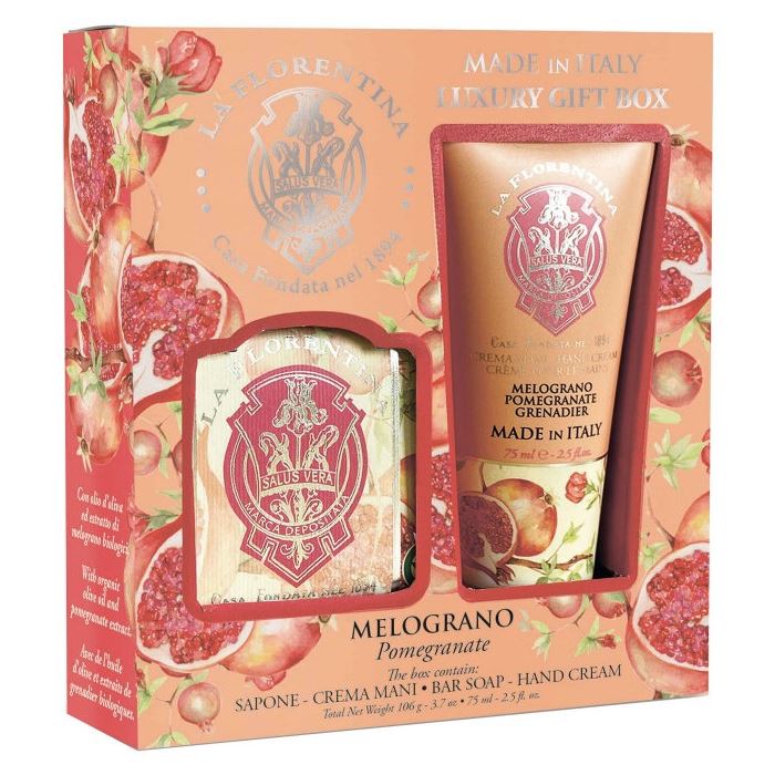 La Florentina Body Care Набор Bellosguardo Pomegranate Набор Гранат: Крем для рук + Мыло 