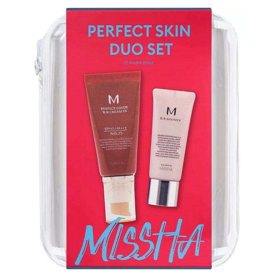 Missha Make Up Набор Perfect Skin: тональный ВВ крем тон 25 + праймер