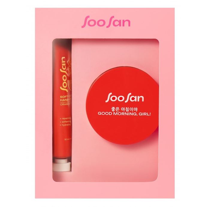SooSan Face Care Набор Energy & Hydration Set  Набор: крем для рук, патчи для глаз 