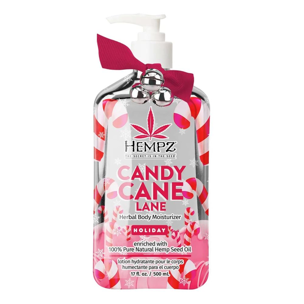 Hempz Body Care Candy Cane Lane Herbal Body Moisturizer Молочко для тела увлажняющее Мятный Леденец 