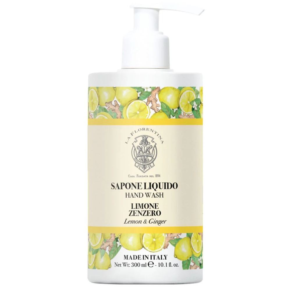 La Florentina Body Care Hand Wash Lemon & Ginger Коллекция Pomario.  Жидкое мыло Лимон и Имбирь 