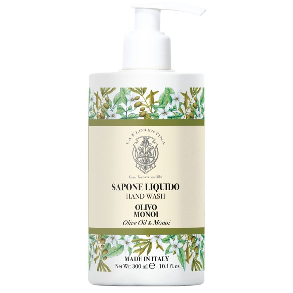 La Florentina Body Care Hand Wash Olive oil & Monoi Коллекция Pomario.  Жидкое мыло С маслами Оливы и Монои