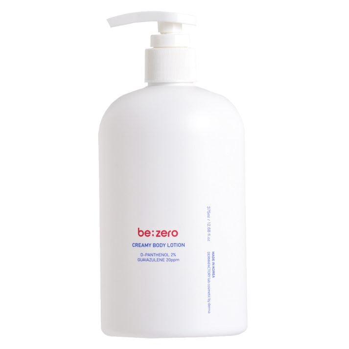 Derma Factory Body Care Be: Zero Creamy Body Lotion Гипоаллергенный успокаивающий лосьон для тела с пантенолом и гвайазуленом