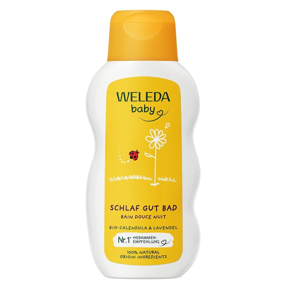 Weleda Для Малышей Детская расслабляющая эмульсия с календулой для ванны 0+ Schlaf Gut Bad
