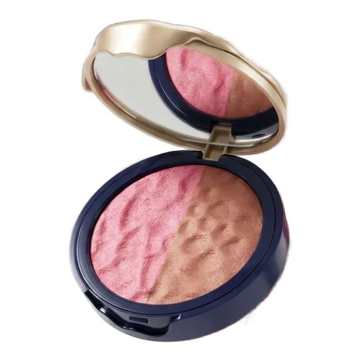 SHU Make Up Crystal Blaze Two-tone Blush Двухцветные румяна для лица Коллекции Crystal Blaze