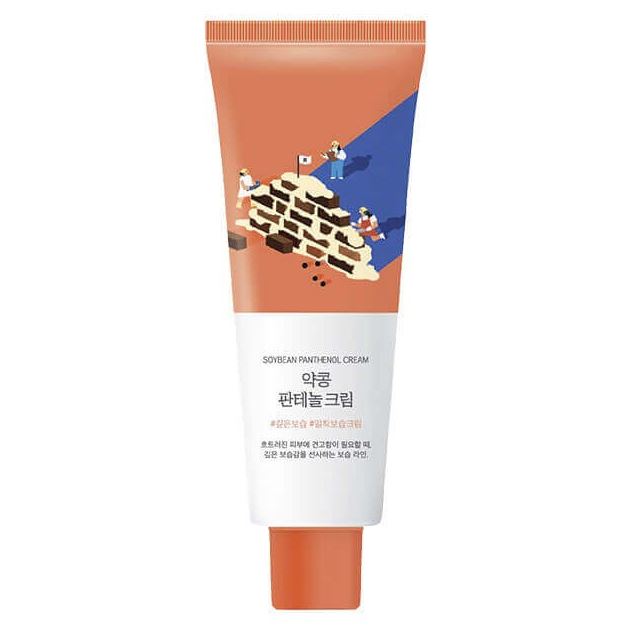 Round Lab Soybean Soybean Panthenol Cream Барьерный крем для лица с экстрактом чёрной сои и пантенолом