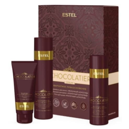 Estel Professional Otium Chocolatier Набор Бархатное прикосновение Набор: Шампунь, бальзам, гель для душа