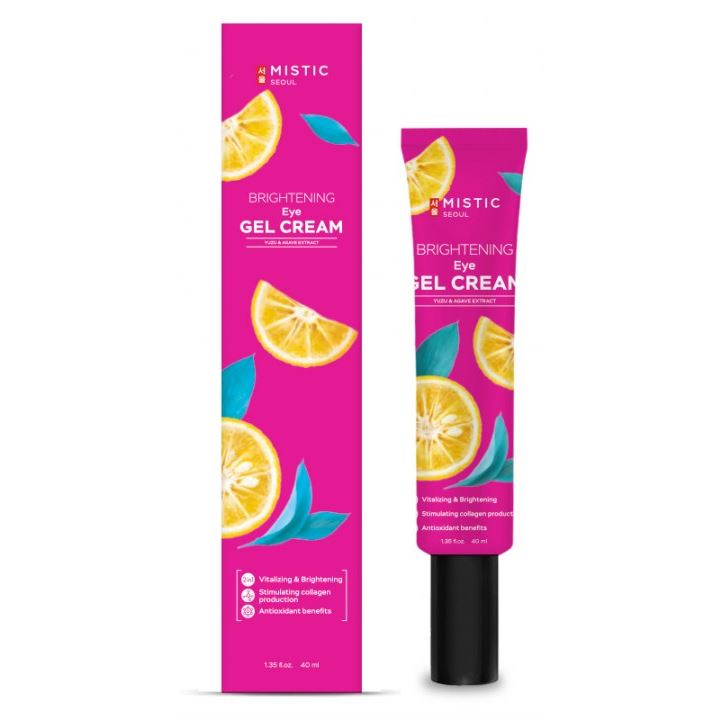 Mistic Care Brightening Eye Gel Cream With Yuzu & Agave Extract   Гель-крем для век с экстрактами юдзу и агавы для сияния кожи 