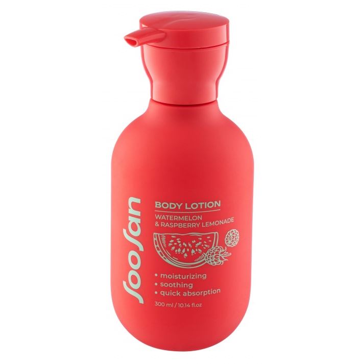 SooSan Body Care Body Lotion Watermelon & Raspberry Lemonade  Лосьон для тела с ароматом арбуза и малины 