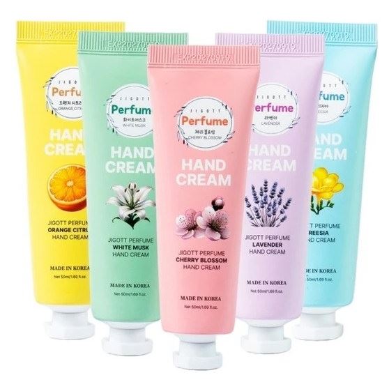 Jigott Skin Care Perfume Assorted Hand Cream Set  Набор уходовый для рук