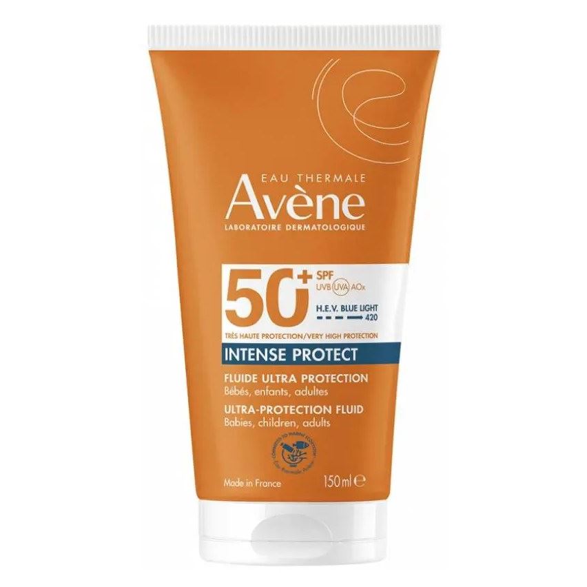 Avene Sun Care Intense Protect SPF50+ Fluid Флюид для Ультра Защиты Солнцезащитный флюид для интенсивной защиты самой чувствительной кожи