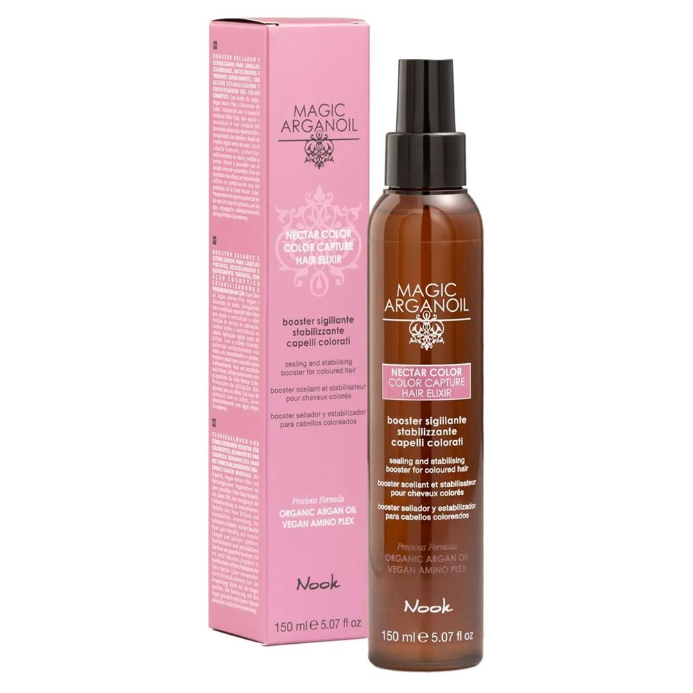 Nook Magic Arganоil Nectar Color Capture Hair Elixir  Спрей стабилизатор цвета для окрашенных, обесцвеченных волос