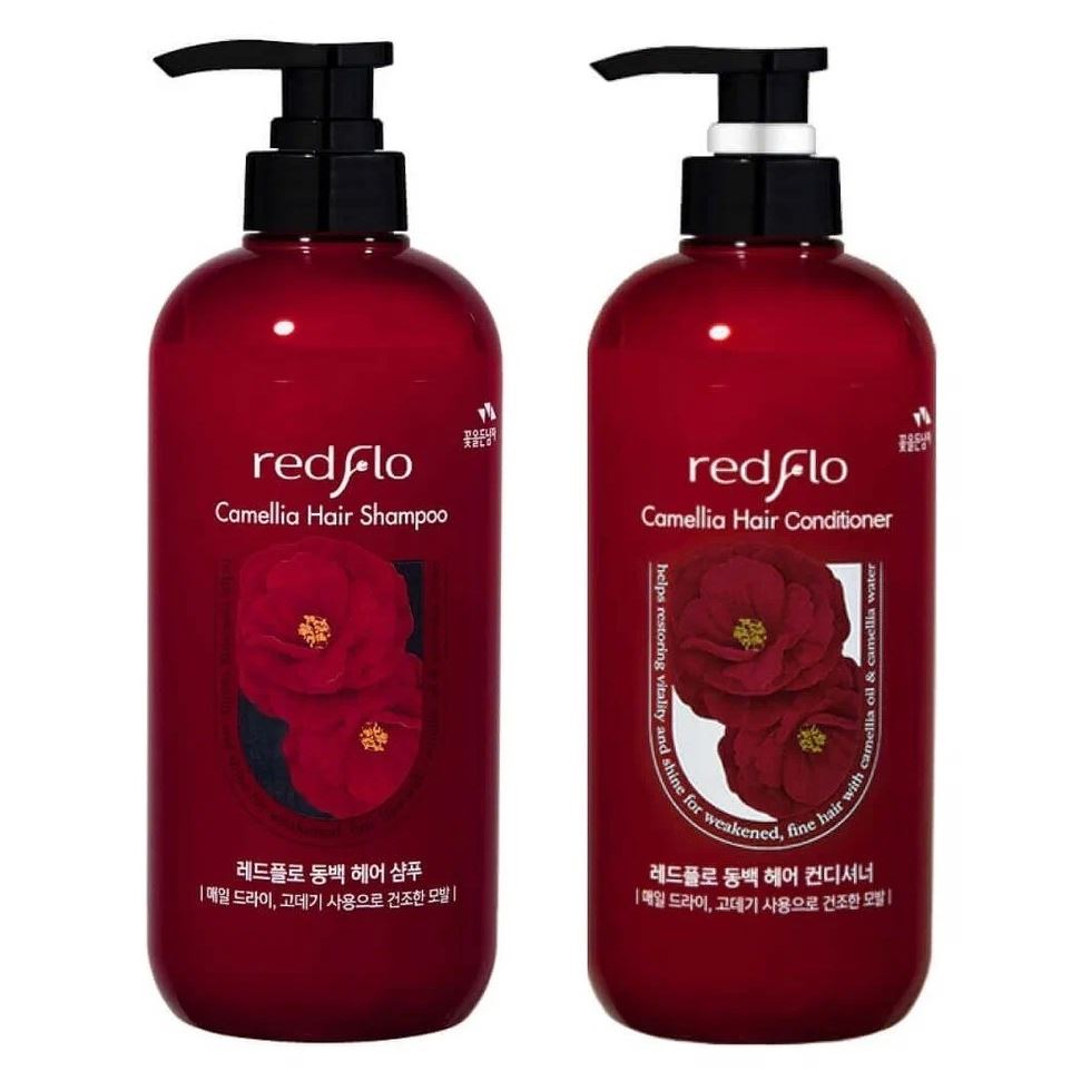 Flor De Man Redflo Набор Redflo Camellia Hair Shampoo + Redflo Camellia Hair Rinse Набор для волос: шампунь и кондиционер