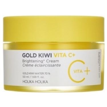 Holika Holika Face Care Gold Kiwi Vita C Plus Brightening Cream Крем для лица с витамином С и ниацинамидом для сияния кожи 