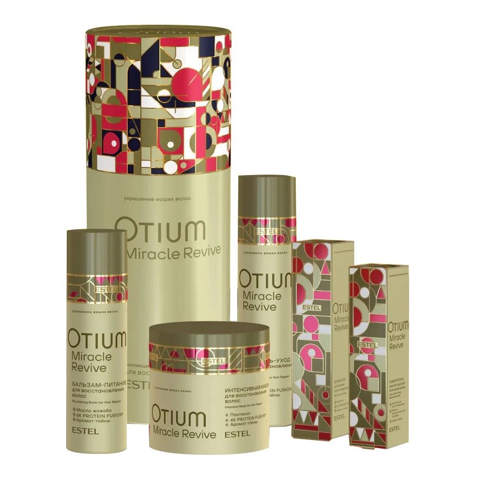 Estel Professional Otium Otium Miracle Revive Kit для восстановления волос Набор: шампунь, бальзам, эликсир, сыворотка, масло