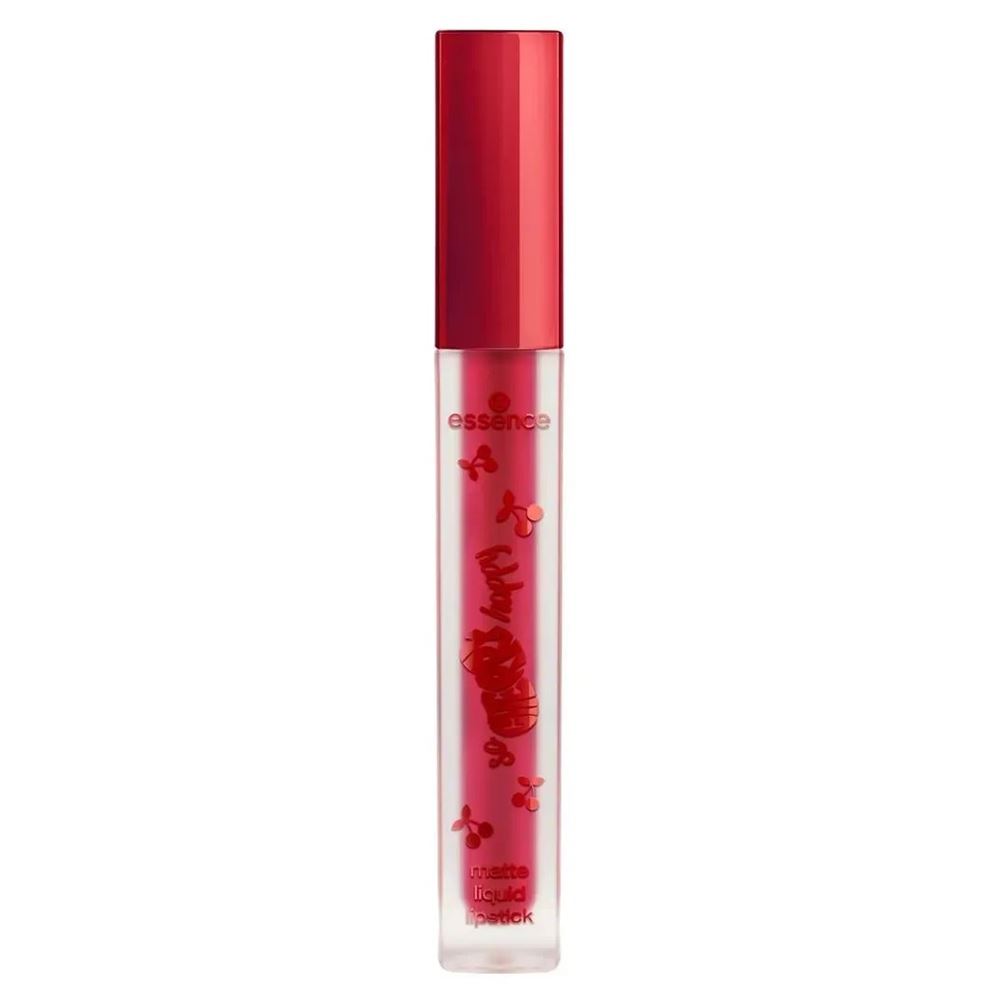 Essence Make Up So Cherry Happy Matte Liquid Lipstick Помада для губ матовая 