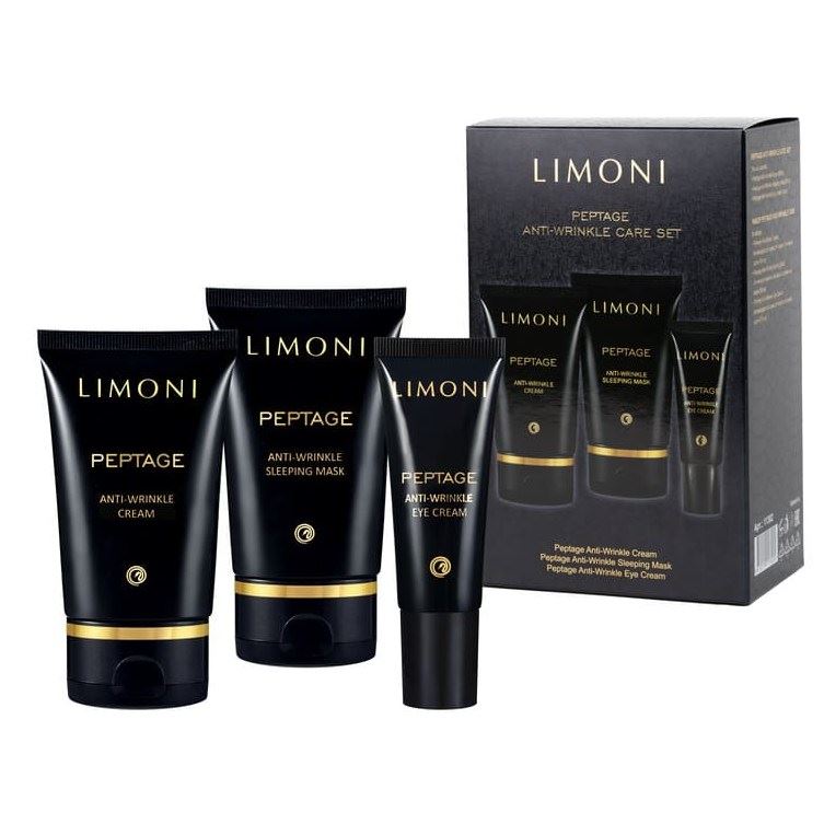 Limoni Gift Sets Набор Peptage Anti-Wrinkle Care Set  Набор: крем, крем для век, ночная маска