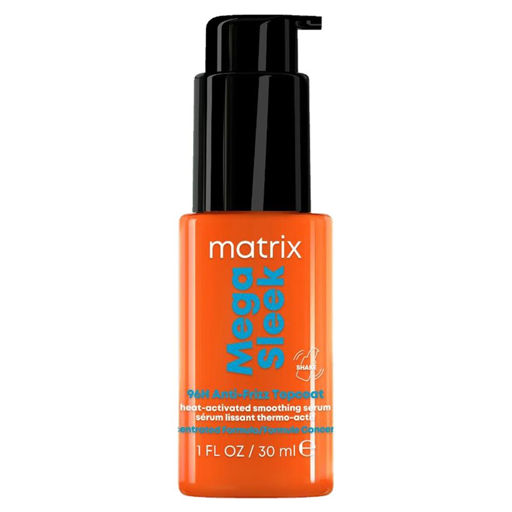 Matrix Total Results Sleek  Mega Sleek 96H Anti-Frizz Topcoat Термоактивируемая разглаживающая сыворотка для волос Mega Sleek Topcoat