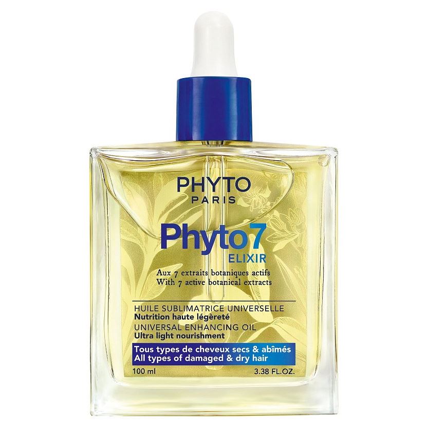 Phyto Интенсивный уход за волосам Phyto 7 Elixir Питательное масло для сухих и поврежденных волос