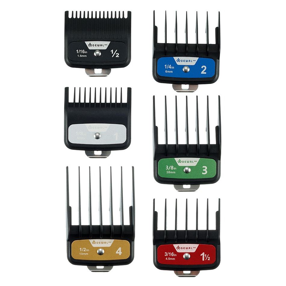 Dewal Professional Машинки для стрижки N-088 Насадки для 03-088 (1.5 мм; 3 мм; 4,5 мм; 6 мм; 10 мм; 13 мм) N-088 Насадки для 03-088 (1.5 мм; 3 мм; 4,5 мм; 6 мм; 10 мм; 13 мм)