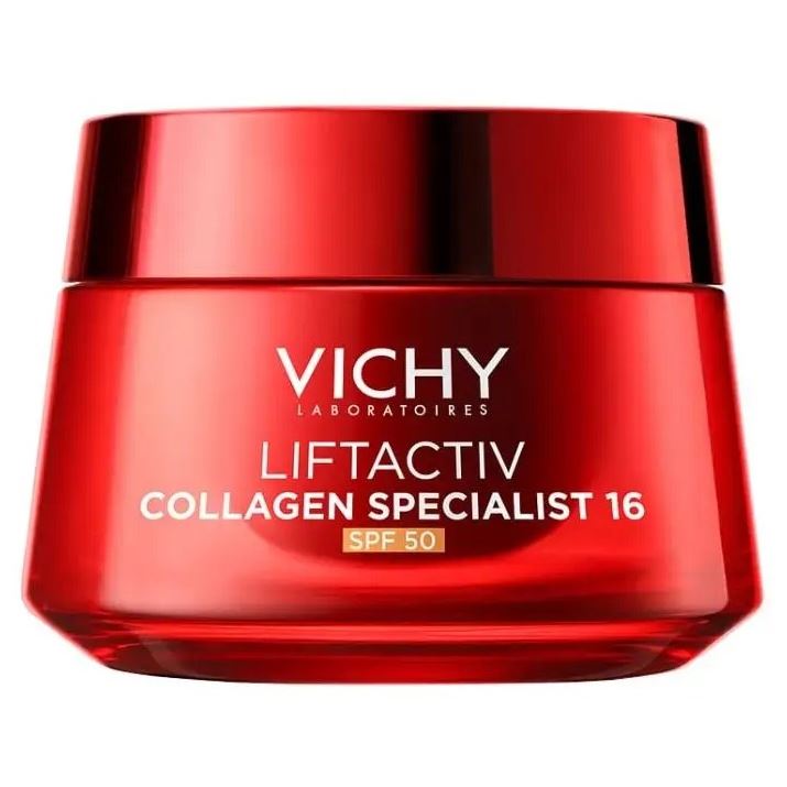 VICHY Liftactiv Pro 40-50 лет Liftactiv Collagen Specialist 16 SPF50 Дневной крем для молодости кожи лица SPF 50
