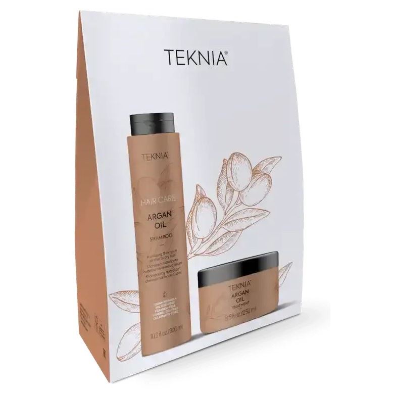 LakMe Teknia Набор Teknia Argan Oil 2 Set Подарочный набор аргановый: шампунь, маска