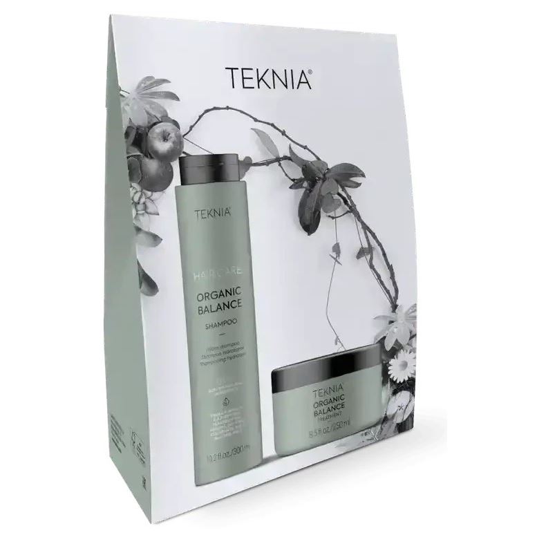 LakMe Teknia Набор Teknia Organic Balance 2 Set Подарочный набор увлажняющий для всех типов волос: шампунь, маска