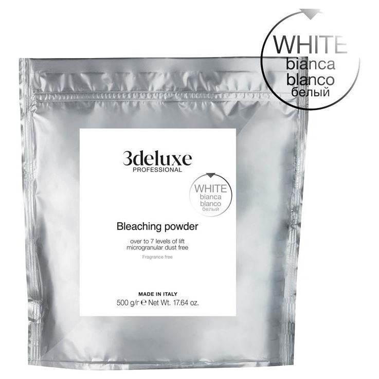 3DeLuXe Professional Coloring Bleaching Powder White 7+ Осветляющая пудра белая