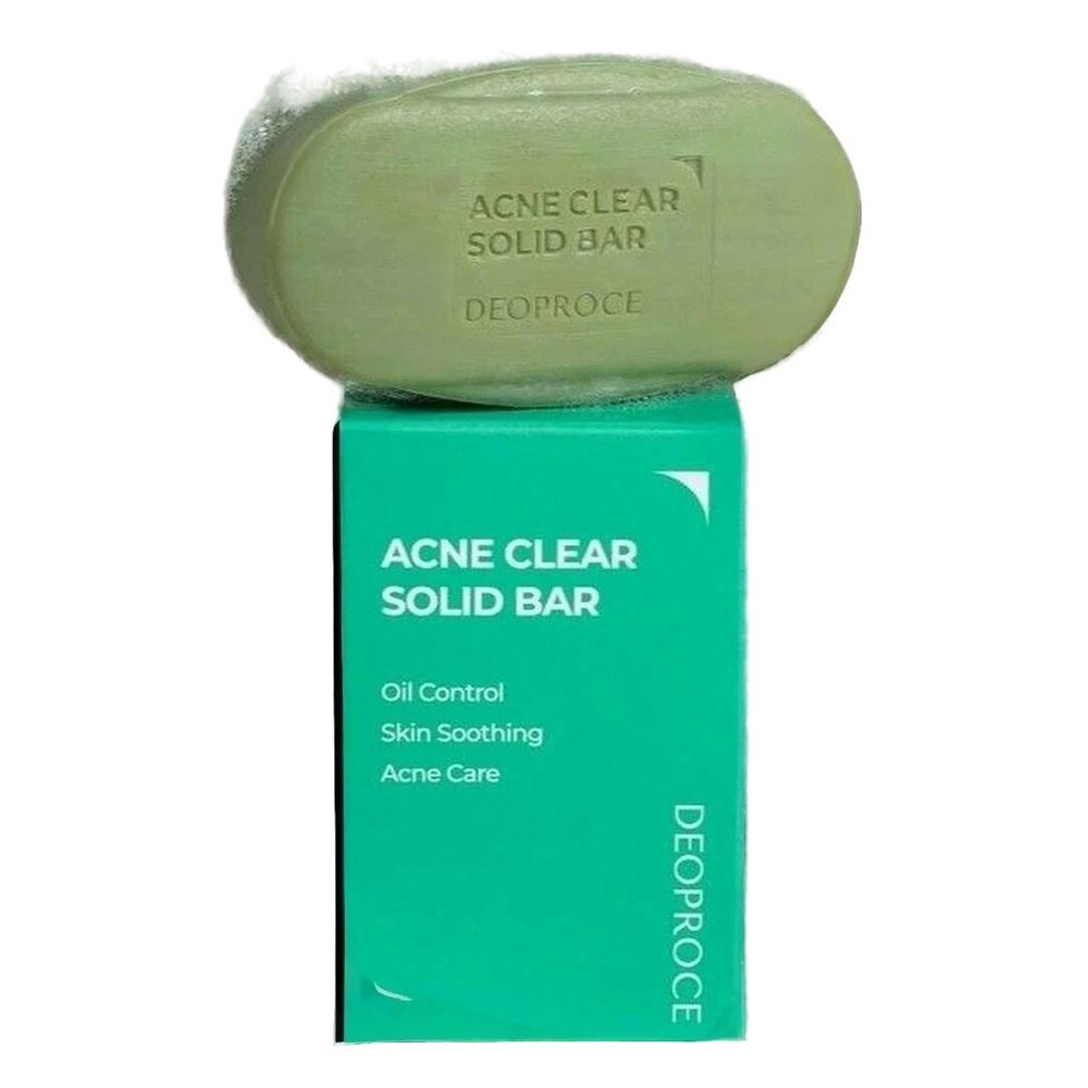 Deoproce Soap & Foam Acne Clear Solid Bar Мыло для кожи лица