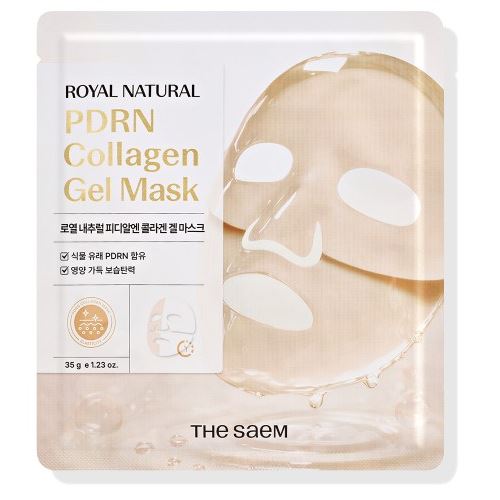 The Saem Face Care Royal Natural PDRN Collagen Gel Mask Маска для лица гидрогелевая 