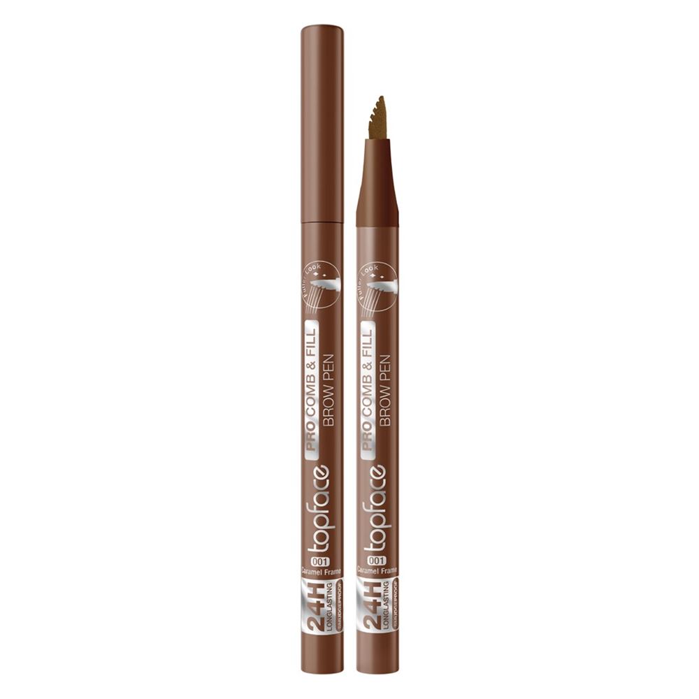 Topface Accessories Pro Comb & Fill Brow Pen Фломастер для бровей 