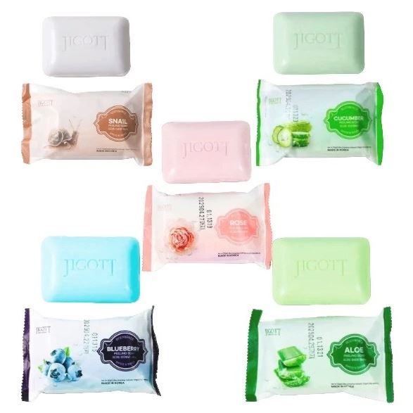 Jigott Cleansing Peeling Soap Мыло-скраб для лица и тела