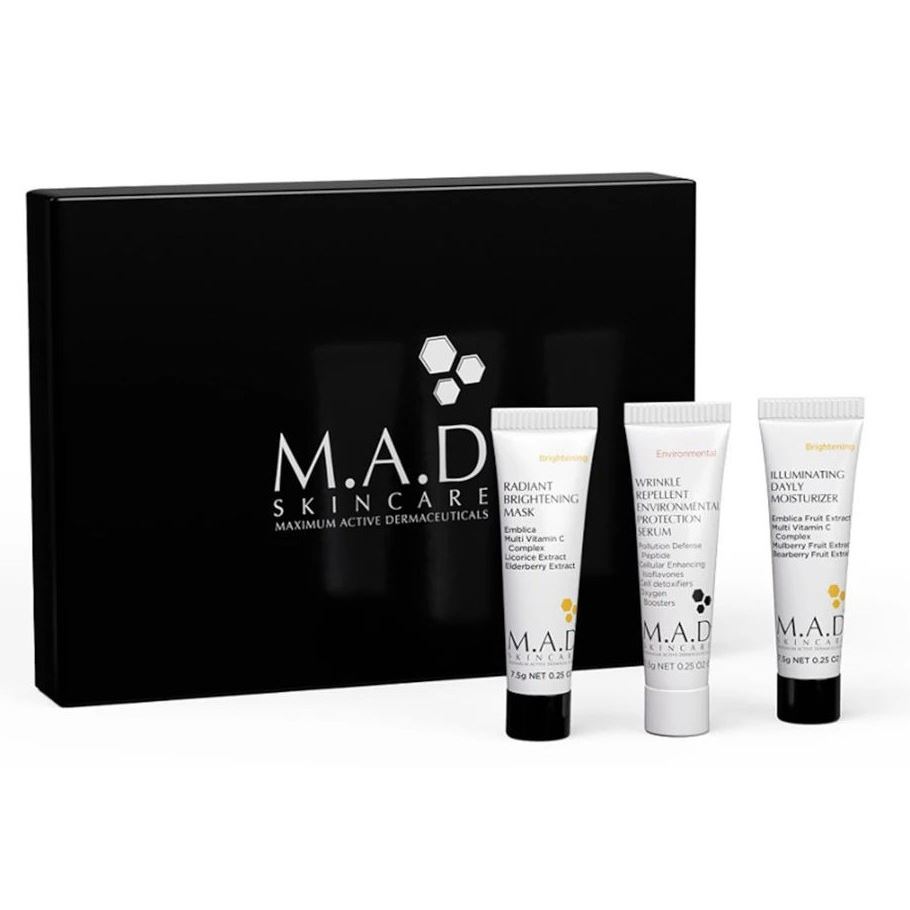 M.A.D Skincare Anti-Age Набор Time-expert 3.0  Набор для ровного тона и сияния кожи: сыворотка, маска, крем дневной