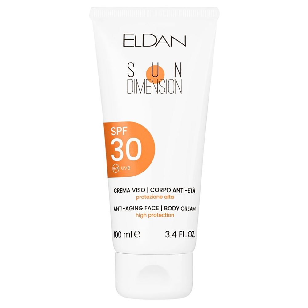 Eldan Солнечная линия Le Prestige Anti-Aging Face| Body Cream SPF30 Крем солнцезащитный антивозрастной для лица и тела 