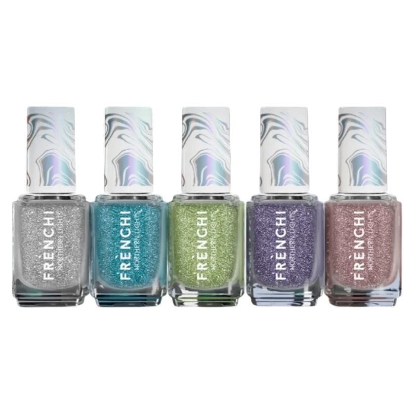 Frenchi Make Up Nail Polish Northen Lights Лак для ногтей цветной с шиммером