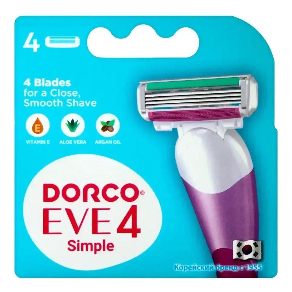 DORCO Woman Kассеты для бритья Eve 4 Женские кассеты для бритья 