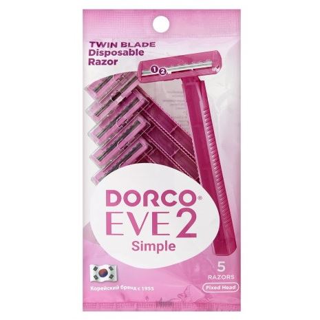 DORCO Woman Станок для бритья одноразовый Eve 2 Simple Станок для бритья одноразовый 