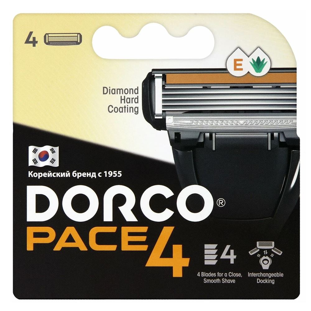 DORCO Man Kассеты для бритья Dorco Pace 4 Kассеты для бритья 