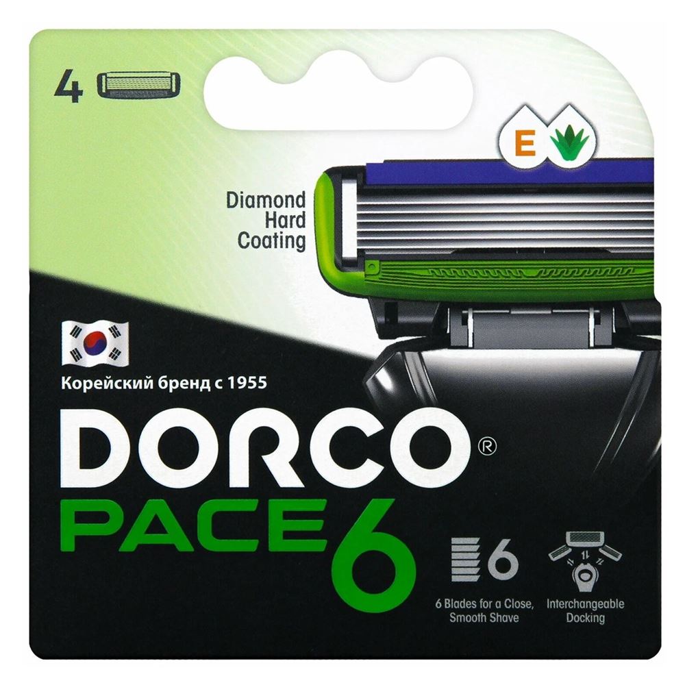 DORCO Man Kассеты для бритья Dorco Pace 6 Kассеты для бритья 